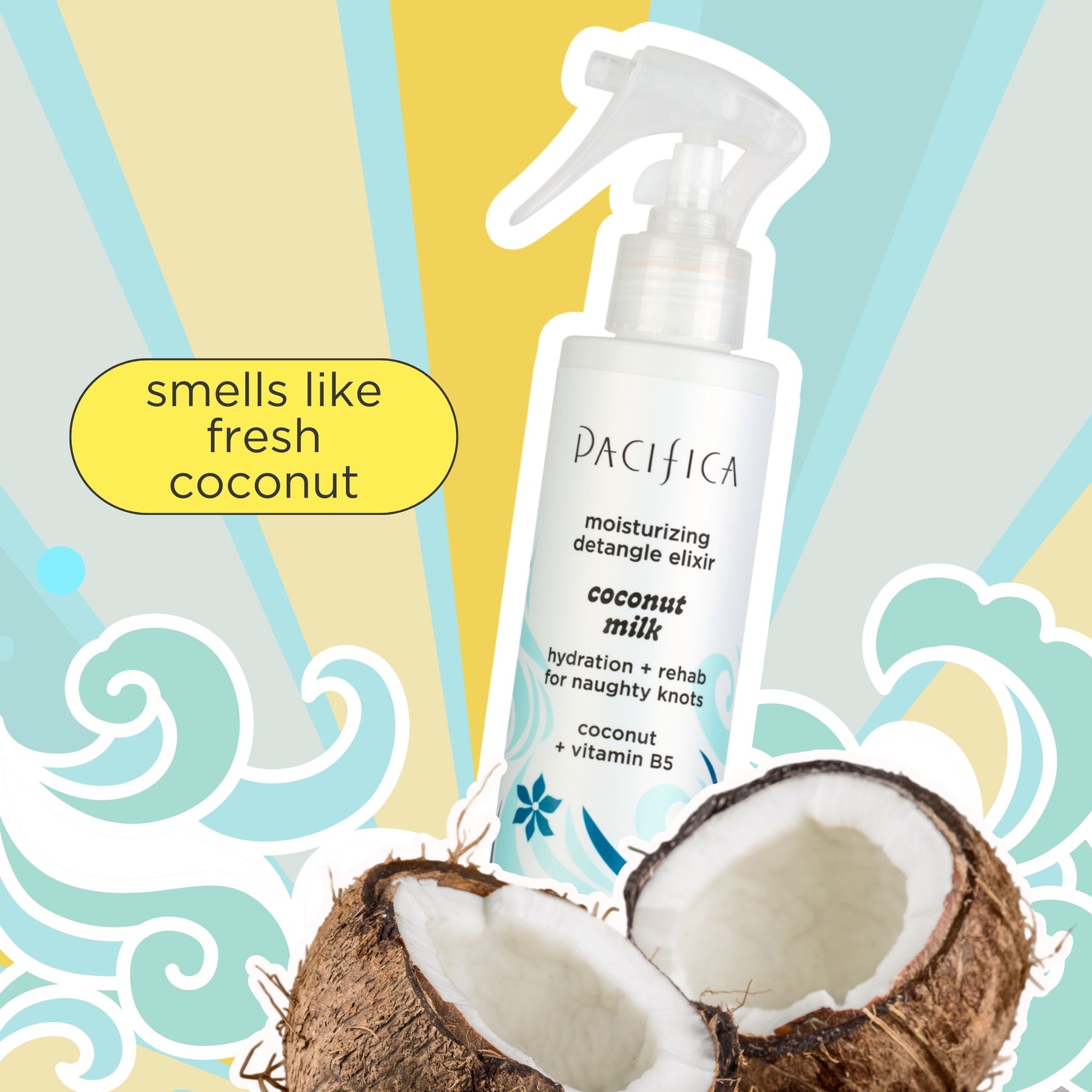 Coconut Milk Detangle Elixir - Haircare - Pacifica Beauty