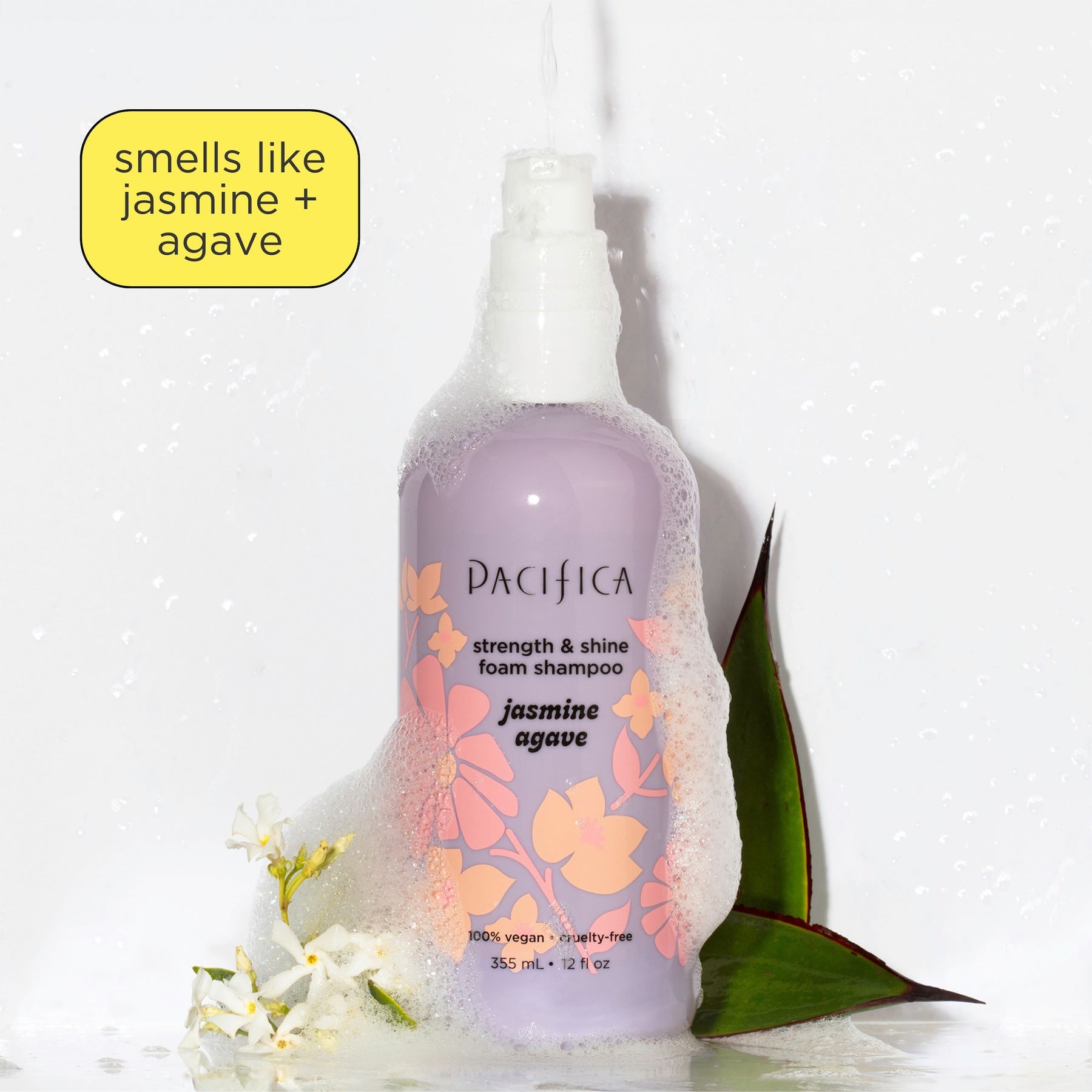 Jasmine Agave Strength + Shine Foaming Shampoo - Haircare - Pacifica Beauty