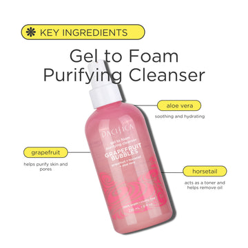 Grapefruit Bubbles Gel to Foam Purifying Cleanser - Skin Care - Pacifica Beauty