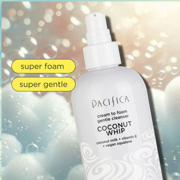 Coconut Whip Cream to Foam Gentle Cleanser - Skin Care - Pacifica Beauty