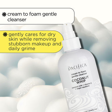 Coconut Whip Cream to Foam Gentle Cleanser - Skin Care - Pacifica Beauty