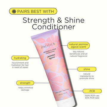 Jasmine Agave Strength + Shine Foaming Shampoo - Haircare - Pacifica Beauty