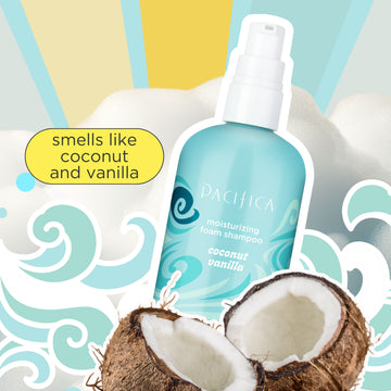 Coconut Vanilla Moisturizing Foam Shampoo - Haircare - Pacifica Beauty