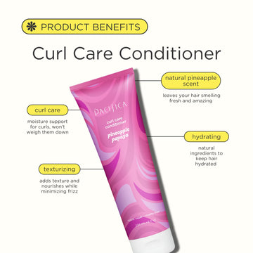 Pineapple Papaya Curl Care Conditioner - Haircare - Pacifica Beauty