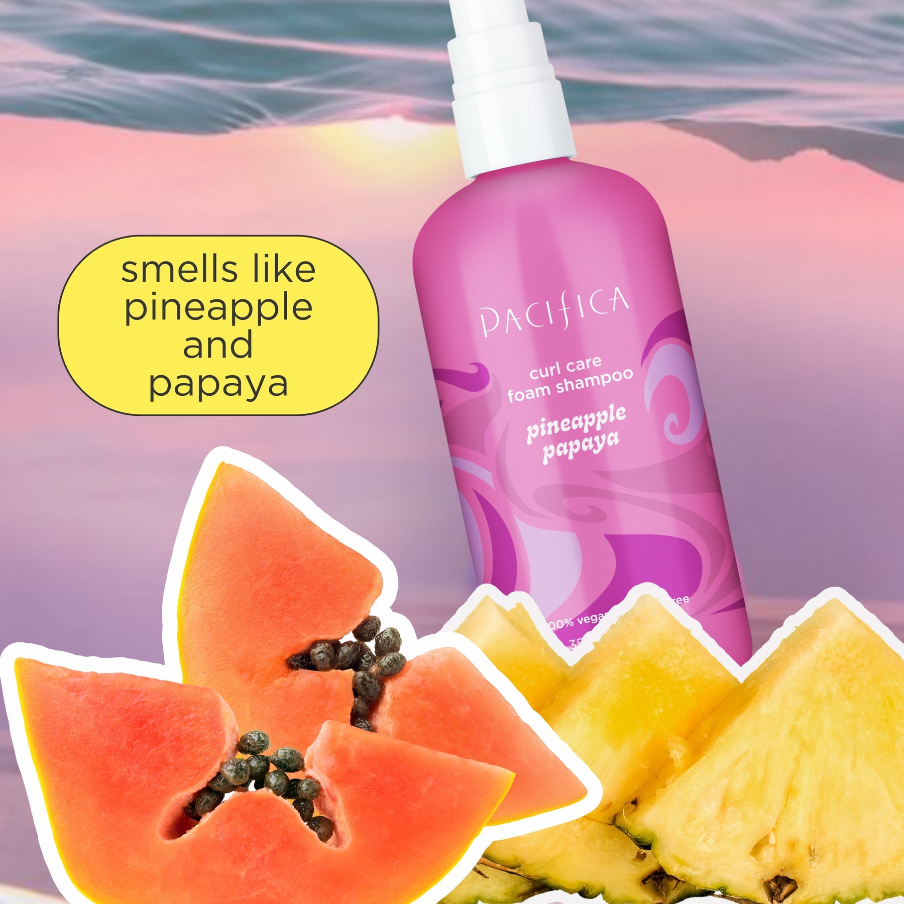 Pineapple Papaya Curl Care Conditioner - Haircare - Pacifica Beauty