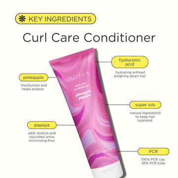 Pineapple Papaya Curl Care Conditioner - Haircare - Pacifica Beauty