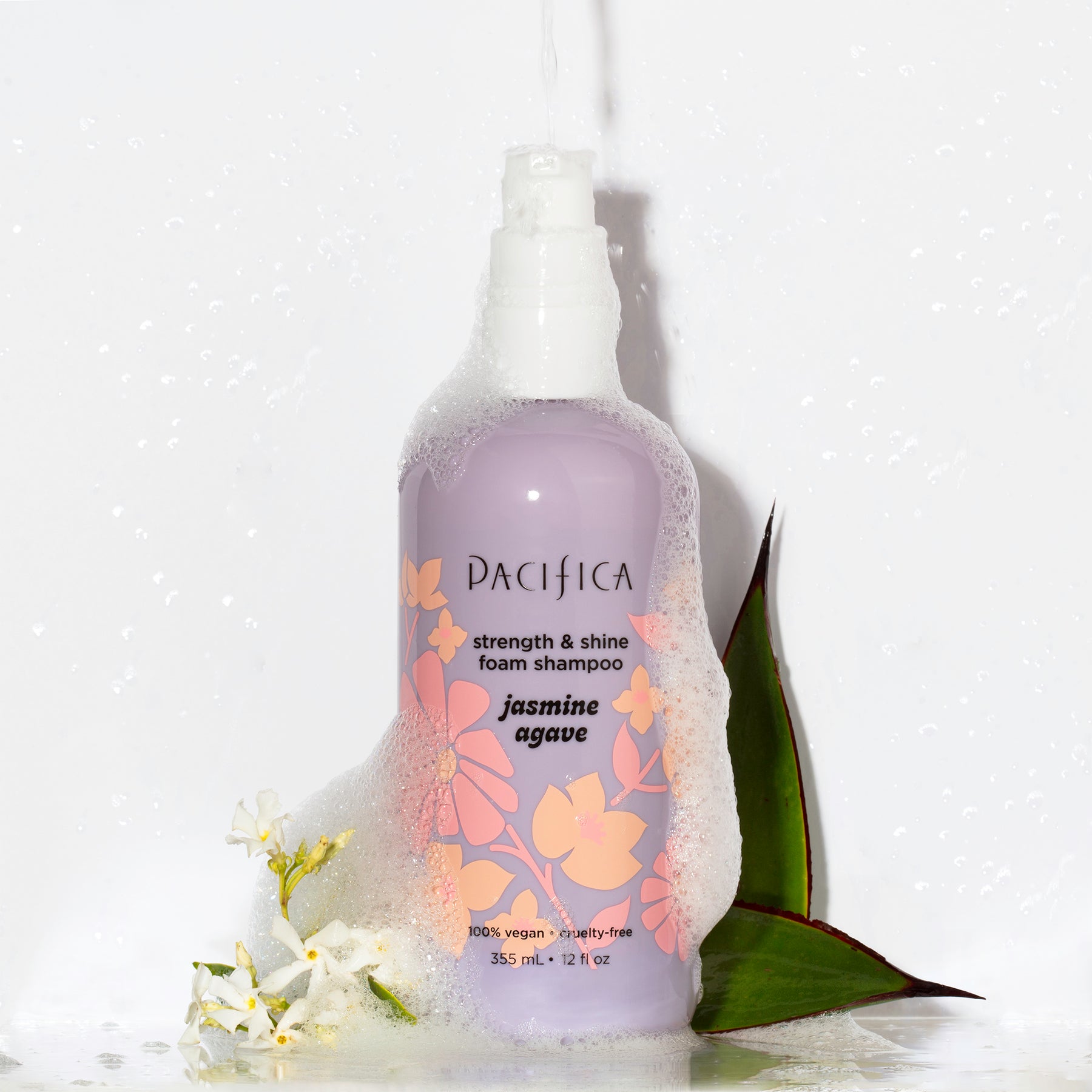 Jasmine Agave Strength + Shine Foaming Shampoo - Haircare - Pacifica Beauty