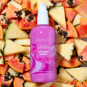 Pineapple Papaya Curl Care Foam Shampoo - Haircare - Pacifica Beauty