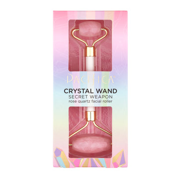 Crystal Wand Secret Weapon Rose Quartz Facial Roller - Skin Care - Pacifica Beauty