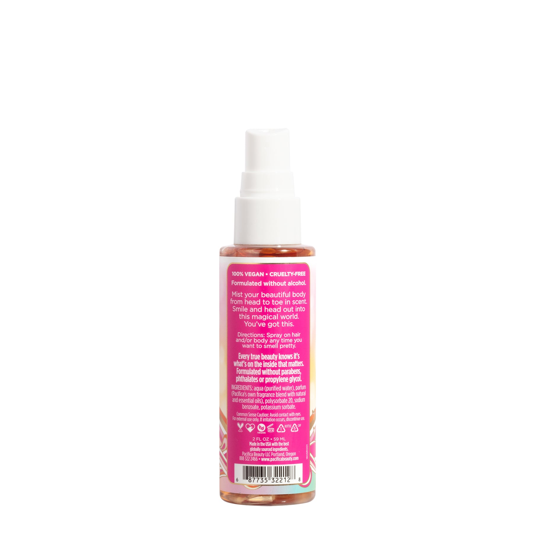 Pacifica Hair & Body Mist, Perfumed, Island Vanilla - 6 fl oz