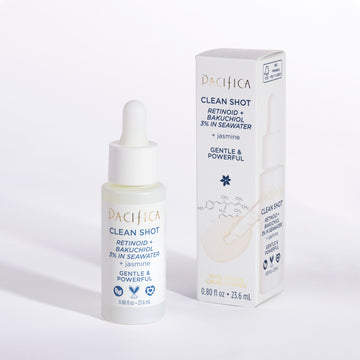 Clean Shot - Retinoid + Bakuchiol 3% in Seawater - Skin Care - Pacifica Beauty