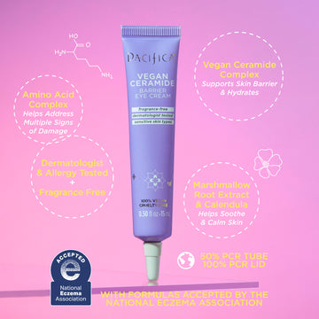 Vegan Ceramide Barrier Eye Cream - Skin Care - Pacifica Beauty